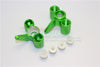 Thunder Tiger Truck K-ROCK MT4-G5 Aluminum Front Knuckle Arm With Delrin Collars - 1Pr Set Green