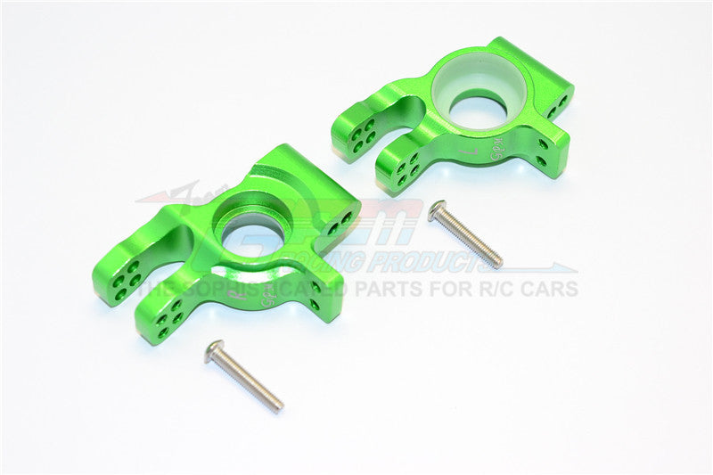 Thunder Tiger Truck K-ROCK MT4-G5 Aluminum Rear Knuckle Arms - 1Pr Set Green