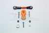 Thunder Tiger Truck K-ROCK MT4-G5 Brushless Aluminum Hi-Torque Servo Saver 25T With Alloy Tie Rod - 1 Set Orange