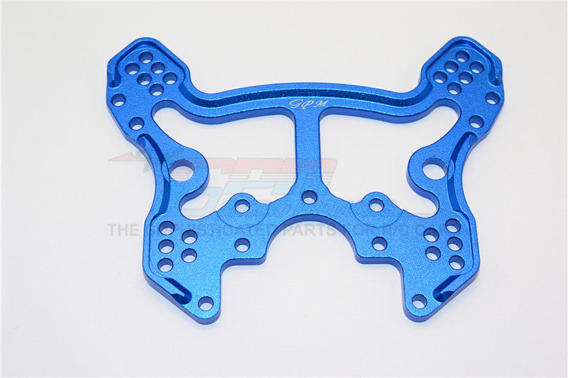 Thunder Tiger Truck K-ROCK MT4-G5 Brushless Aluminum Rear Adjustable Damper Tower - 1Pc Blue