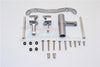 Thunder Tiger Truck K-ROCK MT4-G5 Aluminum Steering Assembly - 1 Set Gray Silver
