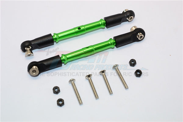 Thunder Tiger Truck K-ROCK MT4-G5 Aluminum Front Turnbuckles - 1Pr Set Green