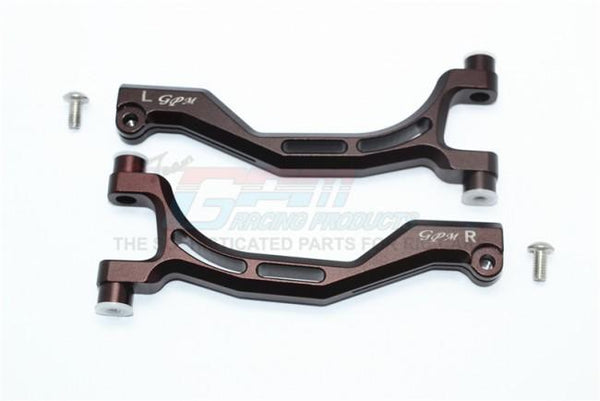 Thunder Tiger Truck K-ROCK MT4-G5 Aluminum Front Upper Arms - 1Pr Set Brown