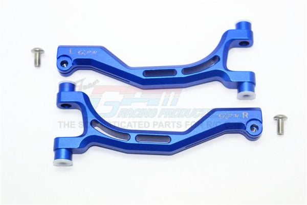 Thunder Tiger Truck K-ROCK MT4-G5 Aluminum Front Upper Arms - 1Pr Set Blue