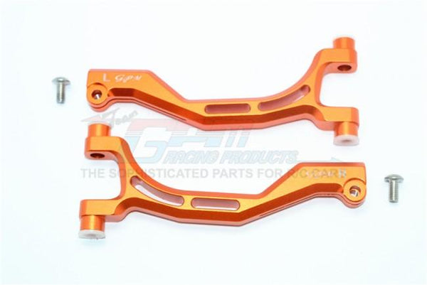 Thunder Tiger Truck K-ROCK MT4-G5 Aluminum Front Upper Arms - 1Pr Set Orange