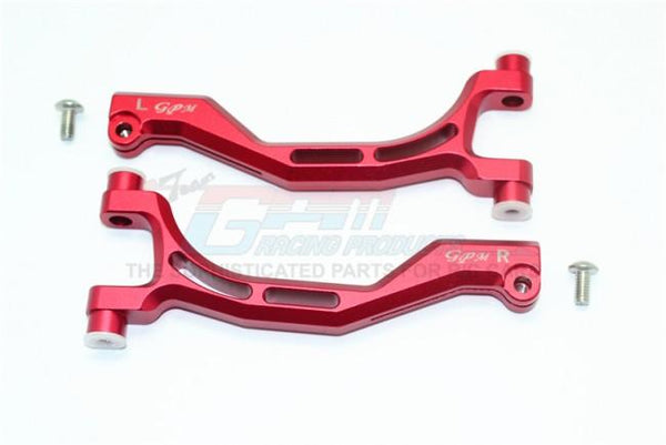 Thunder Tiger Truck K-ROCK MT4-G5 Aluminum Front Upper Arms - 1Pr Set Red