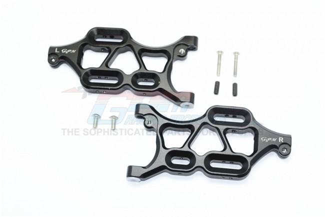 Thunder Tiger Truck K-ROCK MT4-G5 Aluminum Front Lower Arms - 1Pr Set Black