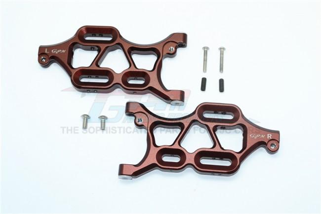 Thunder Tiger Truck K-ROCK MT4-G5 Aluminum Front Lower Arms - 1Pr Set Brown