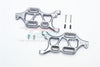 Thunder Tiger Truck K-ROCK MT4-G5 Aluminum Front Lower Arms - 1Pr Set Gray Silver