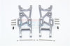 Thunder Tiger Truck K-ROCK MT4-G5 Aluminum Rear Lower Arms - 1Pr Set Gray Silver