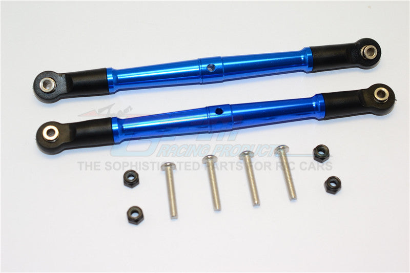 Thunder Tiger Truck K-ROCK MT4-G5 Aluminum Rear Tie Rods - 1Pr Set Blue