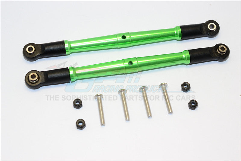 Thunder Tiger Truck K-ROCK MT4-G5 Aluminum Rear Tie Rods - 1Pr Set Green