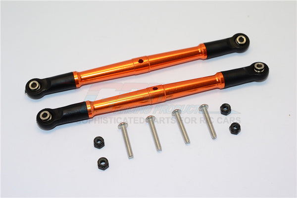 Thunder Tiger Truck K-ROCK MT4-G5 Aluminum Rear Tie Rods - 1Pr Set Orange