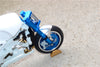 Kyosho Motorcycle NSR500 Aluminum Front Wheel Holder - 1Pc Titanium