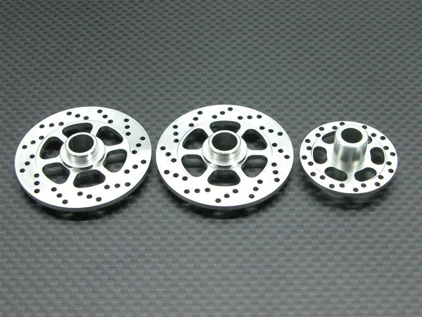 Kyosho Motorcycle NSR500 Aluminum Brake Disk Plate (6 Poles) - 3 Pcs Set Silver