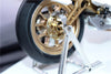 Kyosho Motorcycle NSR500 Aluminum Brake Rotor Mount - 3Pcs Set Gray Silver