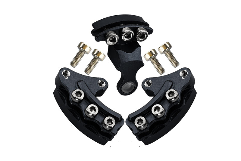 Kyosho Motorcycle NSR500 Aluminum Brake Rotor Mount - 3Pcs Set Black