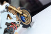 Kyosho Motorcycle NSR500 Aluminum Brake Rotor Mount - 3Pcs Set Silver