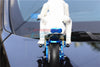 Kyosho Motorcycle NSR500 Aluminum Rear Car Plate - 1Pc Blue