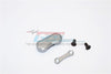 Kyosho Motorcycle NSR500 Aluminum Rear Car Plate - 1Pc Gray Silver