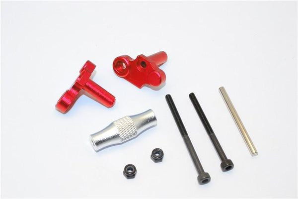 Kyosho Motorcycle NSR500 Aluminum Front Chassis Holder - 1 Set Red