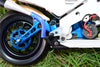 Kyosho Motorcycle NSR500 Aluminum Swing Arm With Screw &amp; Washer - 1Pc Set Blue