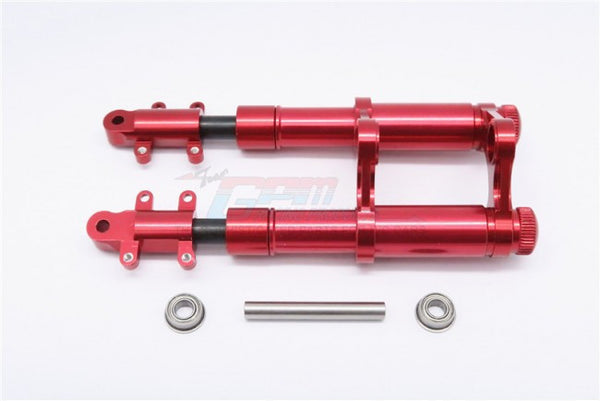 Kyosho Motorcycle NSR500 Aluminum Front Shock - 1 Set Red