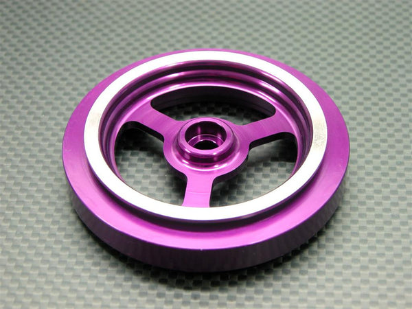 Kyosho Motorcycle NSR500 Aluminum Front Wheel Flat (3H) - 1Pc Purple