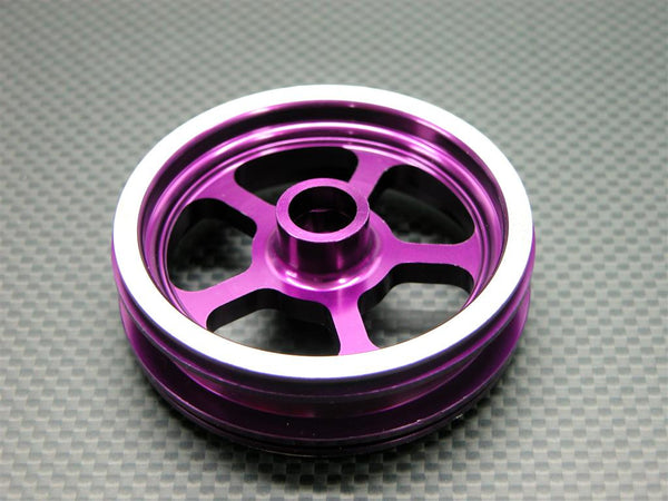 Kyosho Motorcycle NSR500 Aluminum Rear Wheel Flat (5H) - 1Pc Purple