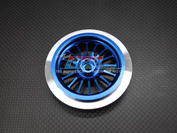 Kyosho Motorcycle NSR500 Aluminum Front Wheel Flat (16H) - 1Pc Blue