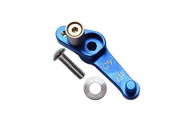 Kyosho Motorcycle NSR500 Aluminum Servo Arm 23T (C9) - 1Pc Set Blue