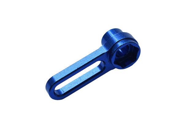 Kyosho Motorcycle NSR500 Aluminum Steering Arm (C10) - 1Pc Blue