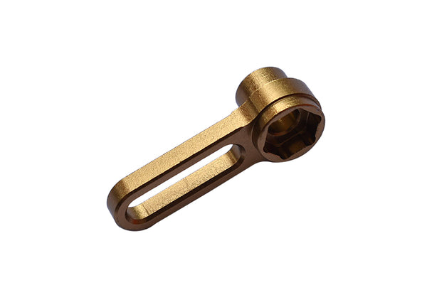 Kyosho Motorcycle NSR500 Kyosho Motorcycle NSR500 Aluminum Steering Arm (C10) - 1Pc Titanium