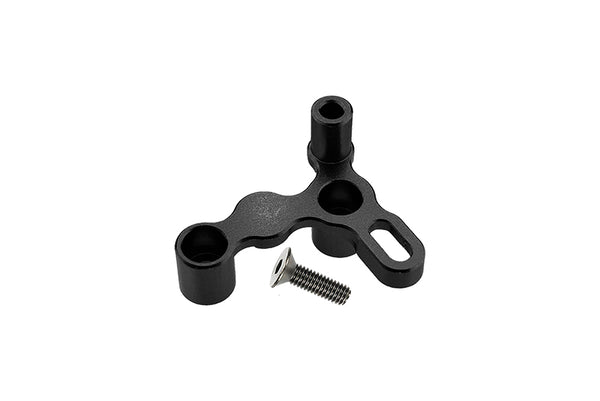 Kyosho Motorcycle NSR500 Aluminum Motor Connecting Mount - 1Pc Set Black