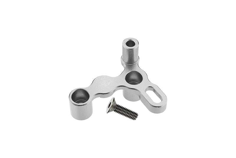 Kyosho Motorcycle NSR500 Aluminum Motor Connecting Mount - 1Pc Set Silver