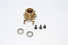 Kyosho Motorcycle NSR500 Aluminum Bearing Steering Set With Screws (Excl. 8X12 Bearing) - 1Pc Set Titanium