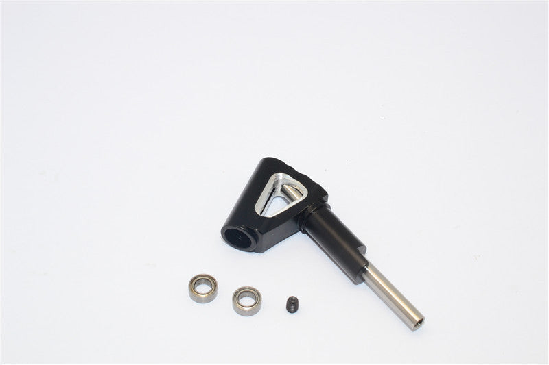 Kyosho Motorcycle NSR500 Aluminum Steering Post With Bearings - 1Pc Set Black