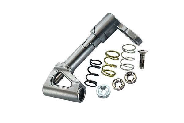 Kyosho Motorcycle NSR500 Aluminum Steering Post With Springs & Bearings - 1 Set Gray Silver