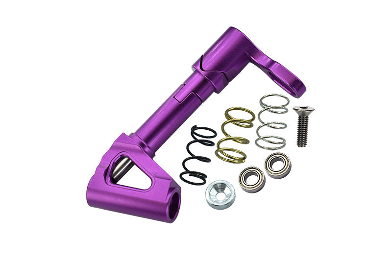 Kyosho Motorcycle NSR500 Aluminum Steering Post with Springs & Bearings - 1 Set Purple