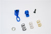 Kyosho Motorcycle NSR500 Aluminum Steering Assembly - 2Pcs Blue