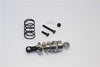 Kyosho Motorcycle NSR500 Aluminum Drive Shock (52mm) - 1Pc Set Gray Silver