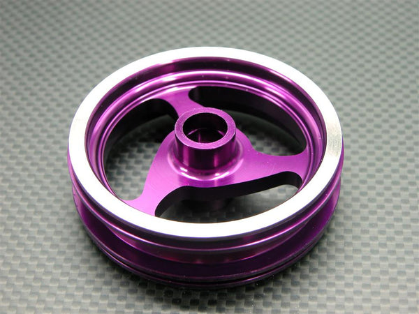 Kyosho Motorcycle NSR500 Aluminum Rear Wheel (3 Swirl) - 1Pc Purple