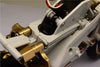Kyosho Motorcycle NSR500 Aluminum Drive Shock With Screw & Aluminum Collars - 1Pc Set Silver