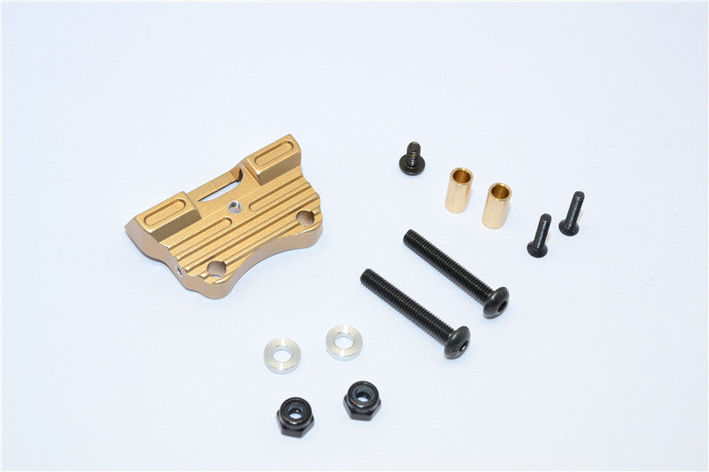 Kyosho Motorcycle NSR500 Aluminum Drive Stand With Screws & Aluminum Collars & Lock Nuts - 1Pc Set Titanium