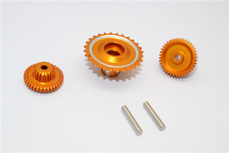 Kyosho Motorcycle NSR500 Aluminum Wheel Gear Assembly (52T+53T+55T) - 3Pcs Set Gold