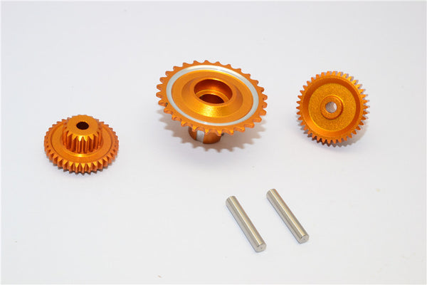 Kyosho Motorcycle NSR500 Aluminum Wheel Gear Assembly (52T+53T+55T) - 3Pcs Set Gold