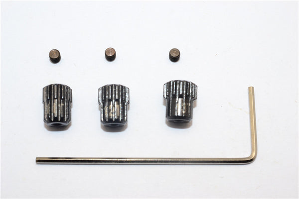 Kyosho Motorcycle NSR500 Steel #45 Motor Gear (11T, 12T, 13T) - 3Pcs Set Black