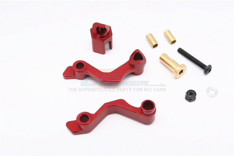 Kyosho Motorcycle NSR500 Aluminum Seat Mount - 3Pcs Set Red