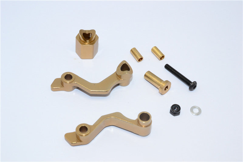 Kyosho Motorcycle NSR500 Aluminum Seat Mount - 3Pcs Set Titanium