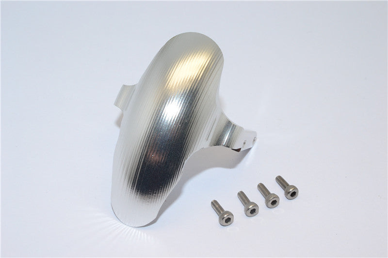 Kyosho Motorcycle NSR500 Aluminum Front Wheel Fender Xl - 1Pc Set Silver
